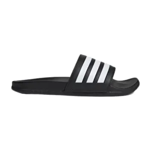 Adidas Men's Adilette Comfort Slides - Core Black / Cloud White