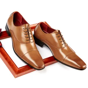 Business Leather Shoes Men's Three Leather Men's Single Shoes Casual