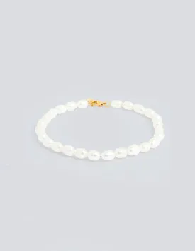 Gold Pearl Bracelet