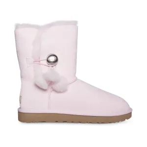 UGG Bailey Button Puff Seashell Pink Boots - Women's