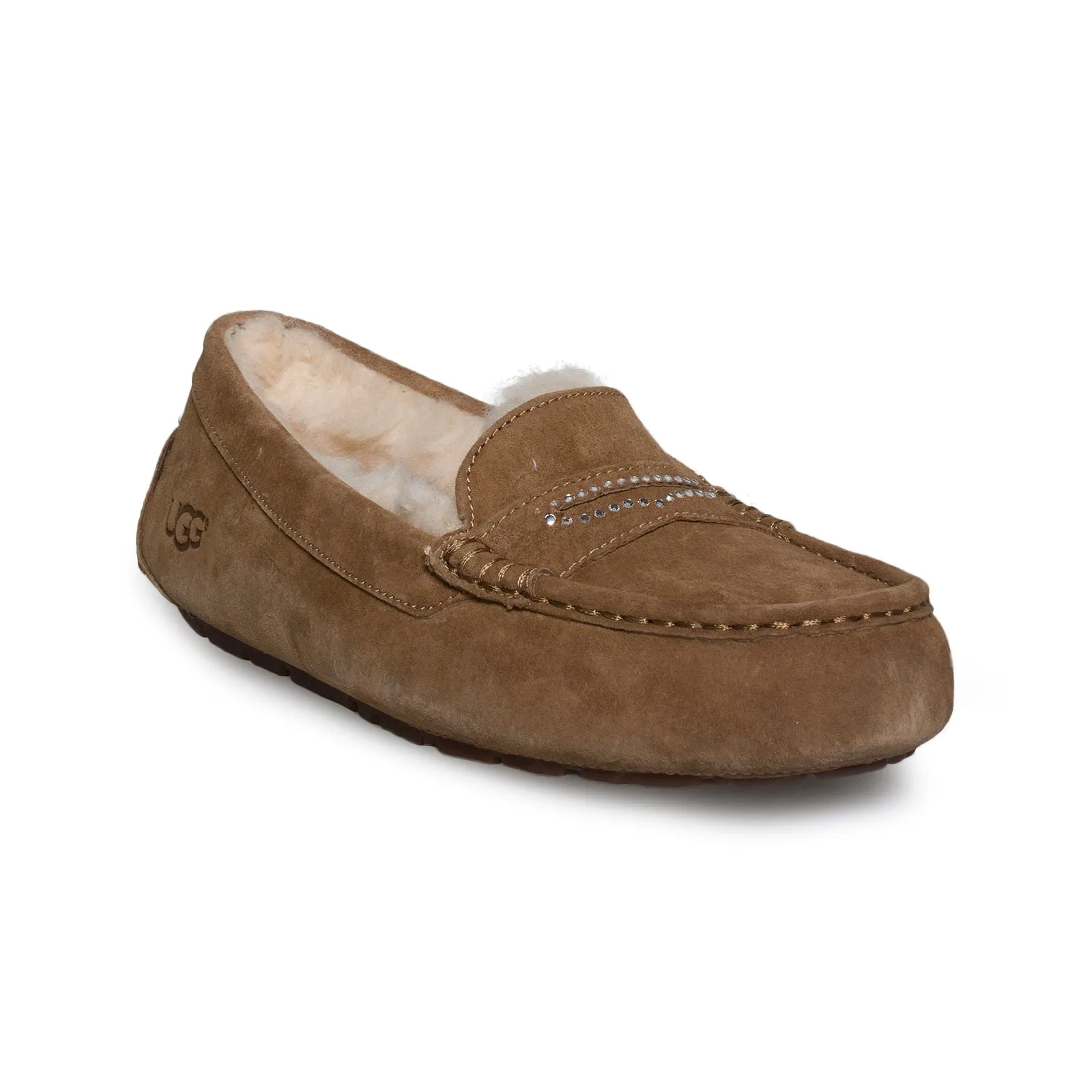 UGG Violette Sparkle Chestnut Slippers