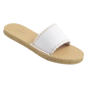 WHITE DENIM - WOMENS CABANA SLIDE